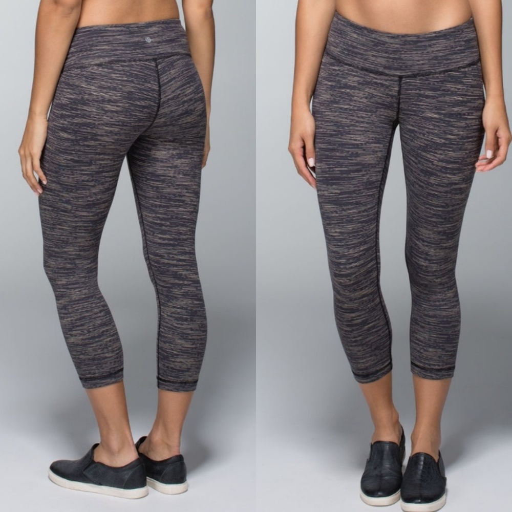 SOLD Lululemon Wunder Under Crop Wee Are From - Picture 1 of 5